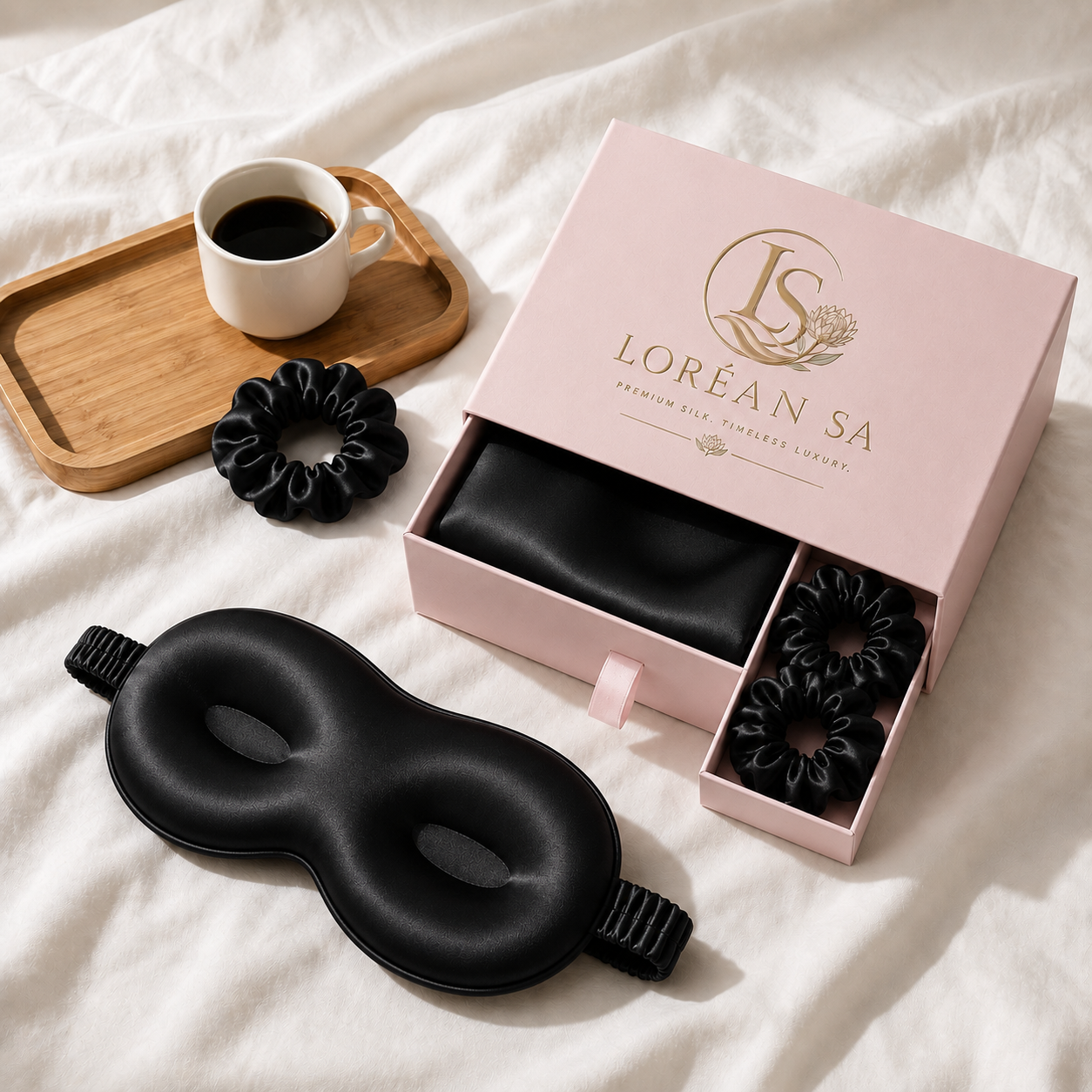Luxe 3D Silk Eye Mask – 19 Momme