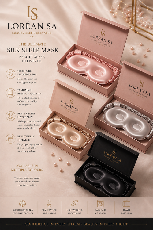 Luxe 3D Silk Eye Mask – 19 Momme